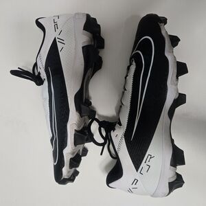 Black and White Soccer Cleats